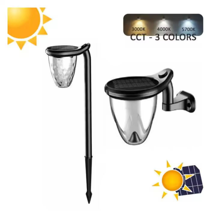 STARLED Aplique Solar LED 3X1 - 200Lm - CCT - IP54 - 1