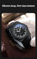 Reloj De Cuarzo Para Hombre CHENXI 8268 Con Correa De Silicona Luminosa Resistente Al Agua Calendario Deportivo Y Casual - details 4