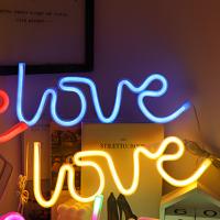Luz Neón LOVE USB/batería Romanticismo Regalo De Valentine's Day Propuesta Luz Atmosfera De Boda Decoración De Pared Festiva - details 6