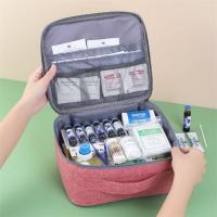 Kit De Primeros Auxilios Familiar Portátil Para Viajes Al Aire Libre Bolsa De Almacenamiento De Gran Capacidad Con Varias Capas - details 4