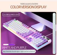 Teclado De Juego 104 Teclas Con Retroiluminación Colorida Teclado Mecánico Para Computadora Y Portátil Periféricos De Esports - details 2