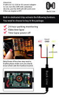 Cámara DVR De Coche Mini Dash Cam 4K 2160P Con WIFI GPS Lente Dual Grabación De Video Negro Bocina Visión Nocturna Para Automóvil - details 8
