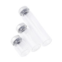 10 Pack De Vialones De Vidrio Transparente De 5/10/20ml Con Puerto De Inyección Auto Curable Para Educación - details 3