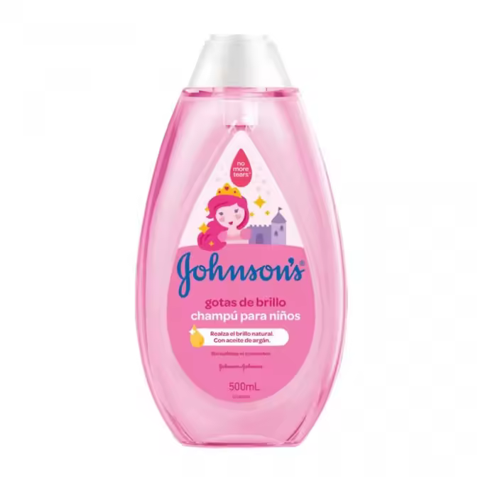 PACK 3 UNIDADES Johnson & Johnson Champú Gotas de Brillo 500ml - 1