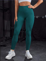 Pantalones De Yoga Para Mujer Leggings De Gimnasia Deportiva De Cintura Alta Elásticos Y Estirables Para Ejercicio Y Fitness Activewear - details 1