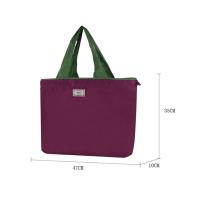 Bolsa De Compras Ecológica Y Fashion Con Cierre De Cordón Bolsa De Viaje Impermeable Reutilizable Para Supermercado Y Grocery - details 1