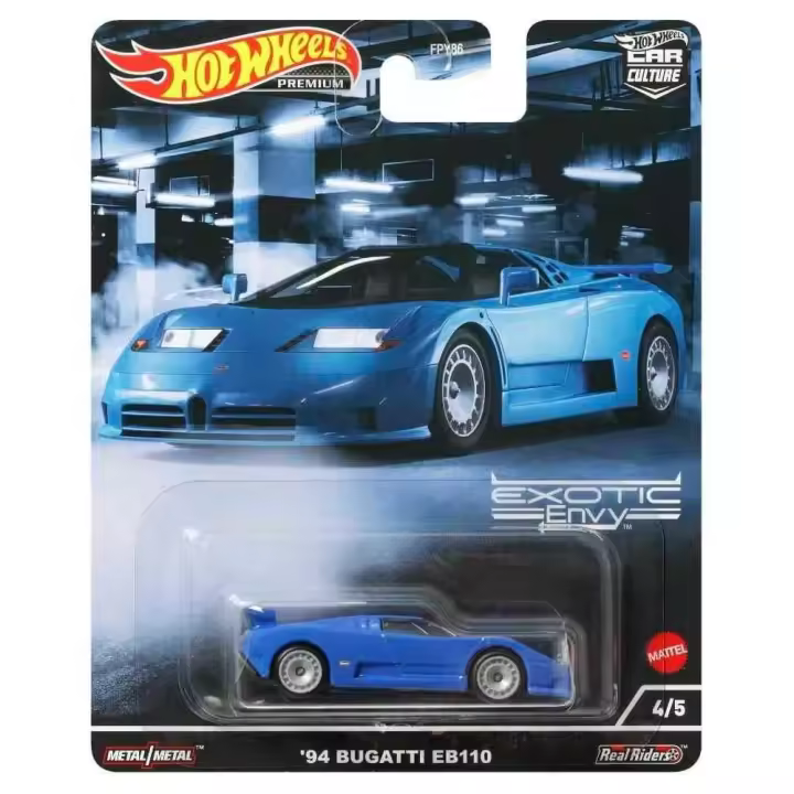 Hot Wheels Premium Exotic Envy Bugatti EB110 4/5 - 1