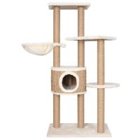 vidaXL Árbol para gatos con poste rascador 126 cm hierba marina - details 2