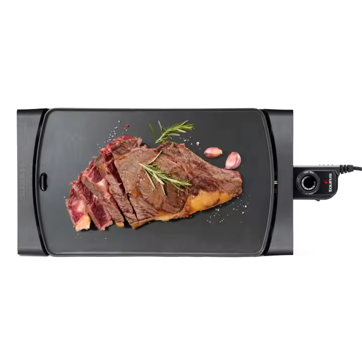 Taurus - Plancha de asar Steakmax 2600. Color Negro. Material producto Recubrimiento antiadherente. Potencia 2.600 W. Longitud del cable 60 cm - 1