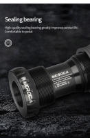 Rodamiento De Bajo Enclavamiento BSA Para Bicicleta MTB Mountain Bike Holowtech Central Ceramic Shaft 68-73mm Aleación De Aluminio - details 3