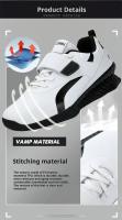 Zapatos De Gimnasio Para Hombres Y Mujeres Antideslizantes Y Balanceados Para Levantamiento De Pesas Y Entrenamiento De Fitness Microfibra Y PU Suela De Goma Negro Y Blanco - details 4