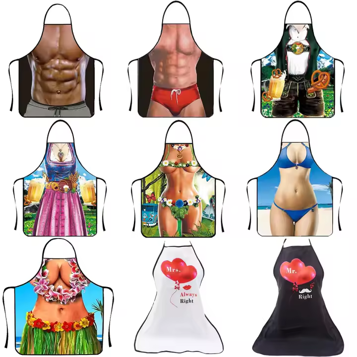 Delantal De Cocina Divertido Para Chef Regalo De Juguete Creativo Para Barbacoa Y Hornear Adecuado Para Hombres Y Mujeres - 1