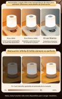 Lámpara De Noche LED Táctil Con Control Remoto Y Tiempo Para Dormitorio Y Habitación De Bebé Iluminación Decorativa Para Mesa Lámpara De Descanso Al Lado - details 7