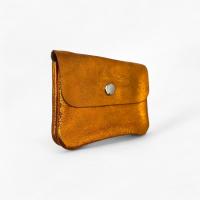 Cartera Elegante, brillante de Cuero Granulado，monedero,tarjetera  Para Mujer,piel auténtico,hecho en italia - Ultra Ligera, Suave y Práctica | BlingBling para fiesta ,super chic ,2 Compartimentos + Bolsillo con Cremallera | ,Varios Colo - details 1