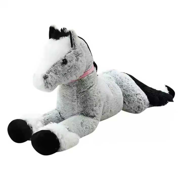 Muñeco De Peluche De Caballo Grande Para Niños Y Niñas Regalo De Cumpleaños Juguete De Animal De Peluche Suave Para El Hogar - 1