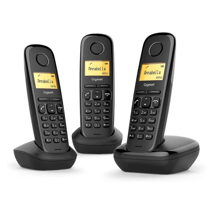 Teléfono Inalámbrico Gigaset A170 Trio Negro (Black) - 1