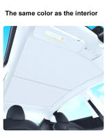 Cubierta De Privacidad Para Vehículo Para Tesla Model Y HW4.0 2024 2025 Cubierta Solar Para Techo Y Ventanas Frontales Y Traseras Material Aislante Térmico - details 21