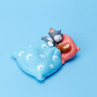 Figuras De Acción Anime Toms Y Jerrys Modelo PVC De Gato Y Ratón Clásico De Dibujos Animados Adorno De Escritorio Coleccionable Regalo Para Interiores De Automóviles - details 2
