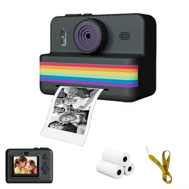 Cámara Digital Para Niños Con Impresora Térmica Portátil Fotografía Instantánea HD 2.8 Pulgadas Regalos Educativos Para Niños - 1