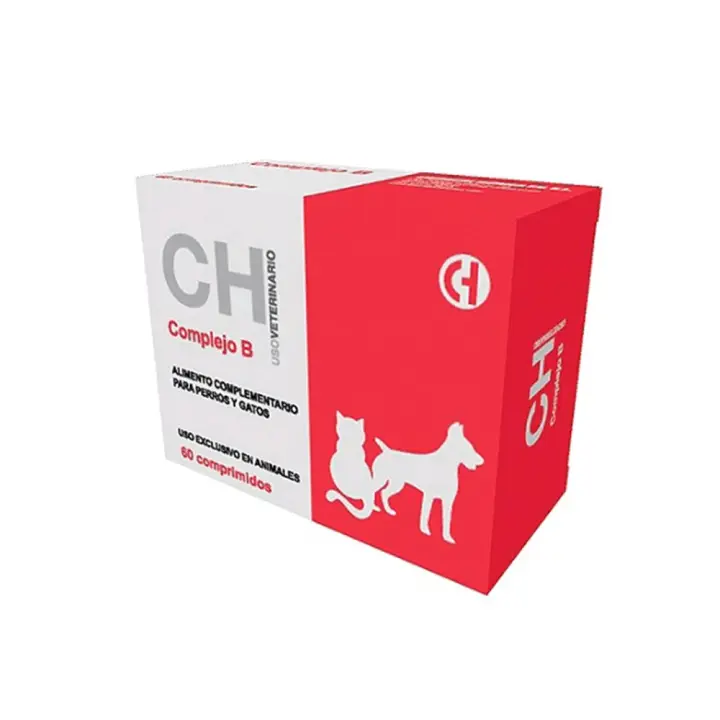 Complejo B 60 comprimidos suplemento con vitaminas del grupo B para perros y gatosChemical Iberica - 1