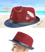Sombrero De Jazz Patchwork Para Hombres Y Mujeres Moda Primavera Y Verano Fedoras Decorativas Para Adultos Fiesta Formal Polyester - details 0