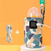 Bolsa Aislada Para Botella De Alimentos Infantis Calentador De Leche Y Agua USB Para Paseos En Carrito De Compras Uso Exterior - details 14