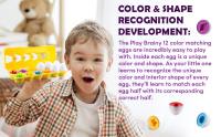 Juguete Educativo Montessori Para Niños Caja De Colores Y Formas Con Dinosaurios Juego De Aprendizaje Temprano Para Bebés - details 15