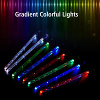 LED Light up Drumsticks Jazz Con 15 Luces Colores Gradientes Carga USB Con Interruptor ON/OFF Accesorio Para Batería - details 1