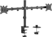 Aisens Soporte Monitor Doble Escritorio Mesa para Dos Pantallas de 17 a 32 Pulgadas 17" a 32" VESA 75/100 mm Gestión del Cableado Brazo de Montaje Articulado Ajuste 3D Altura con Inclinación, Giratorio, Rotar 9 kg Por Brazo - DT32TSR-149 - details 0