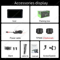 Monitor De Video Para Motocicleta Portátil De 6 Pulgadas Pantalla IN-CELL Sin Cable Soporte Para Apple Carplay Android Auto TPMS 1000NIT - details 10