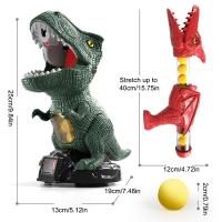 Juguete De Tiro Con Dinosaurio Para Niños Y Niñas Jugando Con Objetivo Móvil Y Pistola De Bombas De Espuma Juego Educativo Para Niños - details 0