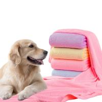 Toalla De Baño Para Mascotas Suave Y Absorbente Para Secado Rápido De Perros Y Gatos Tela De Microfibra Colores Ligero Rosa Morado Azul Tamaño 35x70cm - details 0