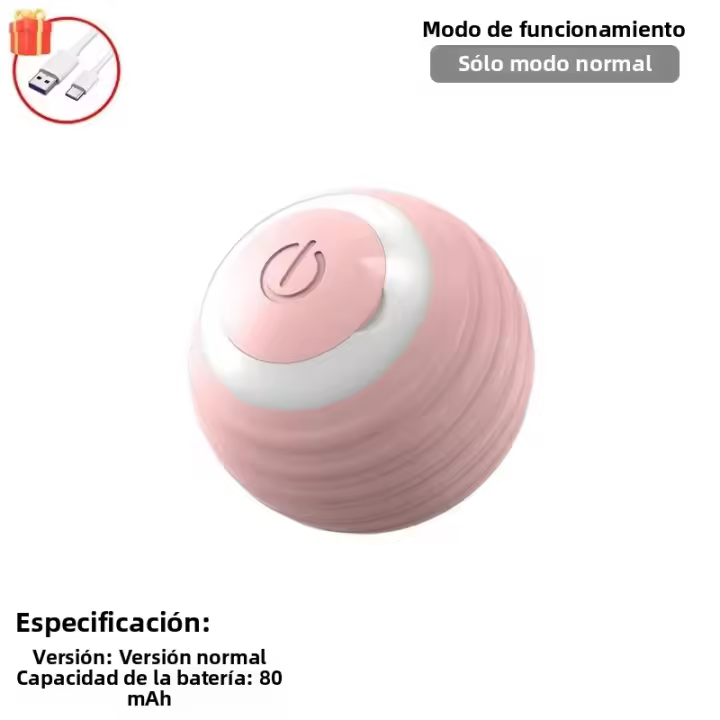 Nueva Bola Interactiva Para Gatos Con C Cola Automática Recargable Juguete Inteligente Para Mascotas Juguete Inteligente Para Gatos - 1