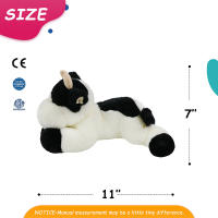 Muñeco De Peluche De Vaca Lechera De 28cm Regalo Para Niñas Animal De Peluche Adorable Color Blanco Y Negro Para Niños De Preescolar Juguete Kawaii - details 2