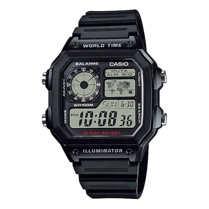 Casio AE-1200WH-1AV: Este reloj Casio es el compañero ideal para tus aventuras al aire libre y más allá - 1