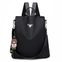 Mochila de moda para mujer, estilo coreano, moderna, de tela Oxford, antirrobo, con colgante - details 30