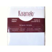 Sábana bajera ajustable 135, sábana ajustable 50% algodón y 50% poliéster, sábana ajustable karamelo, sábana ajustable cómoda y transpirable, alta calidad - details 3