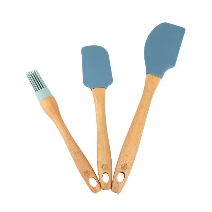 MasterChef MCA-SET MyWave Set 3 Utensilios de Cocina con Espátulas y Pincel de Silicona - 1