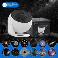 Proyector De Galaxia LED Luz Nocturna Estrellada 360° Giratorio Planetario Lámpara De Ambiente Para Decoración De Habitaciones Regalo Para Niños Y Niñas - details 6