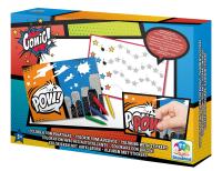 Pinta Pegatinas, con diseños exclusivos de Comic (0710)  Juego educativo para niños y niñas. Para iniciar manualidades básicas. Calidad al mejor precio. De acuerdo a la normativa CE. +3 años - details 0