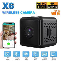 Cámara Mini IP X6 WiFi Cámara Deportiva HD 1080P Vigilancia Seguridad Inalámbrica Con Batería Integrada Visión Nocturna Cámara Micro Para El Hogar Inteligente - details 0