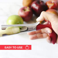 Cortador De Manzanas Y Peras De Acero Inoxidable Premium Herramienta Para Quitar La Semillas Y El Centro De Frutas Y Verduras Para Cocina - details 7