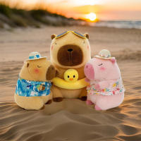 Muñeco De Peluche Capybara Serie Verano Juguete Suave De Anime Regalo De Navidad Y Acción Para Niños Y Adultos Unisex - details 6