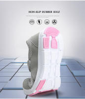 Zapatos Casuales De Verano Para Mujer Tenis Portátiles Suaves Con Suela Baja Cierre Slip-on Transpirables Blancos - details 18
