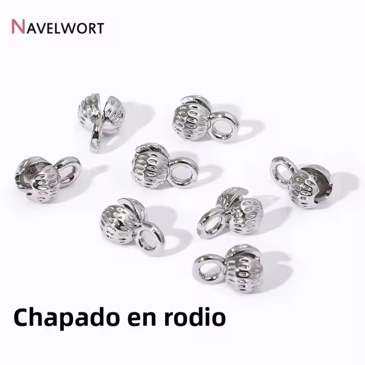 Cerraduras De Acabado En Oro 14K/18K Para Pulseras Accesorios De Joyería DIY Cerraduras De Encaje Estriado Para Fabricación De Joyas - 1