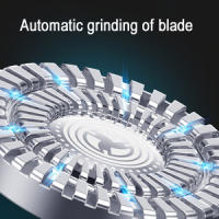 Afeitadora Electrica Hombre El juego de aseo inalámbrico resuelve todas sus necesidades de aseo personal. Experimente un afeitado suave y al ras con las cuchillas y láminas de acero inoxidable hipoalergénicas de última generación que están diseñadas espec - details 2