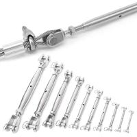 Ajustador De Tensión De Acero Inoxidable 304 M5-M12 Para Amarre Marítimo Abrazadera De Cuerpo Cerrado Herramienta De Metal Para Artesanía - details 0