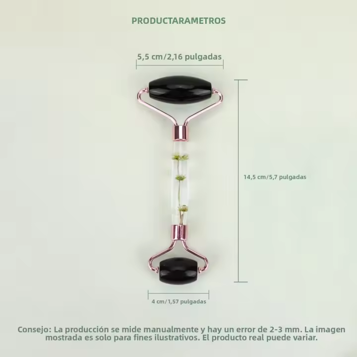 Rodillo De Jade Natural Masajeador Facial Para Mujeres Herramienta De Cuidado De La Piel Relaxante Corporal Regalo Buena - 1