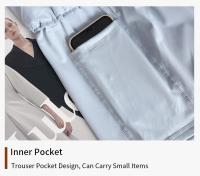 Shorts De Yoga Para Mujer Cintura Alta Doble Capa Secado Rápido Transpirables Para Atletismo Y Running Fitness - details 3