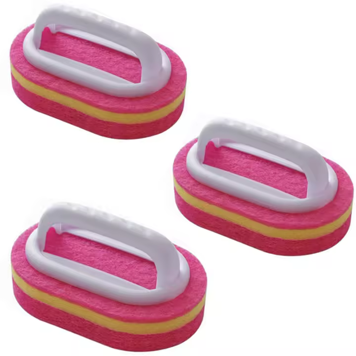 Cepillo De Limpieza Mágico 1/3PCS Con Mango Para Cocina Baño WC Limpieza De Paredes Y Ventanas Herramientas De Limpieza Doméstica Ecológicas - 1